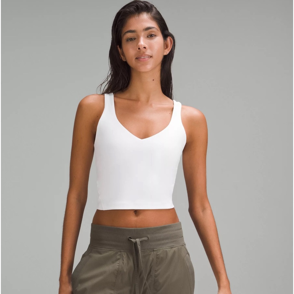 White lululemon align tank